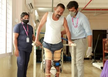 നട്ടെല്ല് തകര്ന്നിട്ടും രഘുനന്ദനന്റെ ജീവിതം ഇരുളടഞ്ഞില്ല