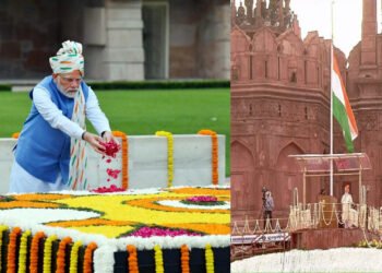 76-ാം സ്വാതന്ത്ര്യദിന ആഘോഷനിറവില്‍ രാജ്യം: ചെങ്കോട്ടയില്‍ ദേശിയ പതാക ഉയര്‍ത്തി പ്രധാനമന്ത്രി