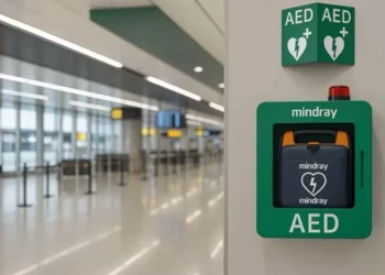 കുവൈത്ത് വിമാനത്താവളത്തിൽ എഇഡി ഉപകരണങ്ങൾ സ്ഥാപിച്ച് ആരോഗ്യ മന്ത്രാലയം